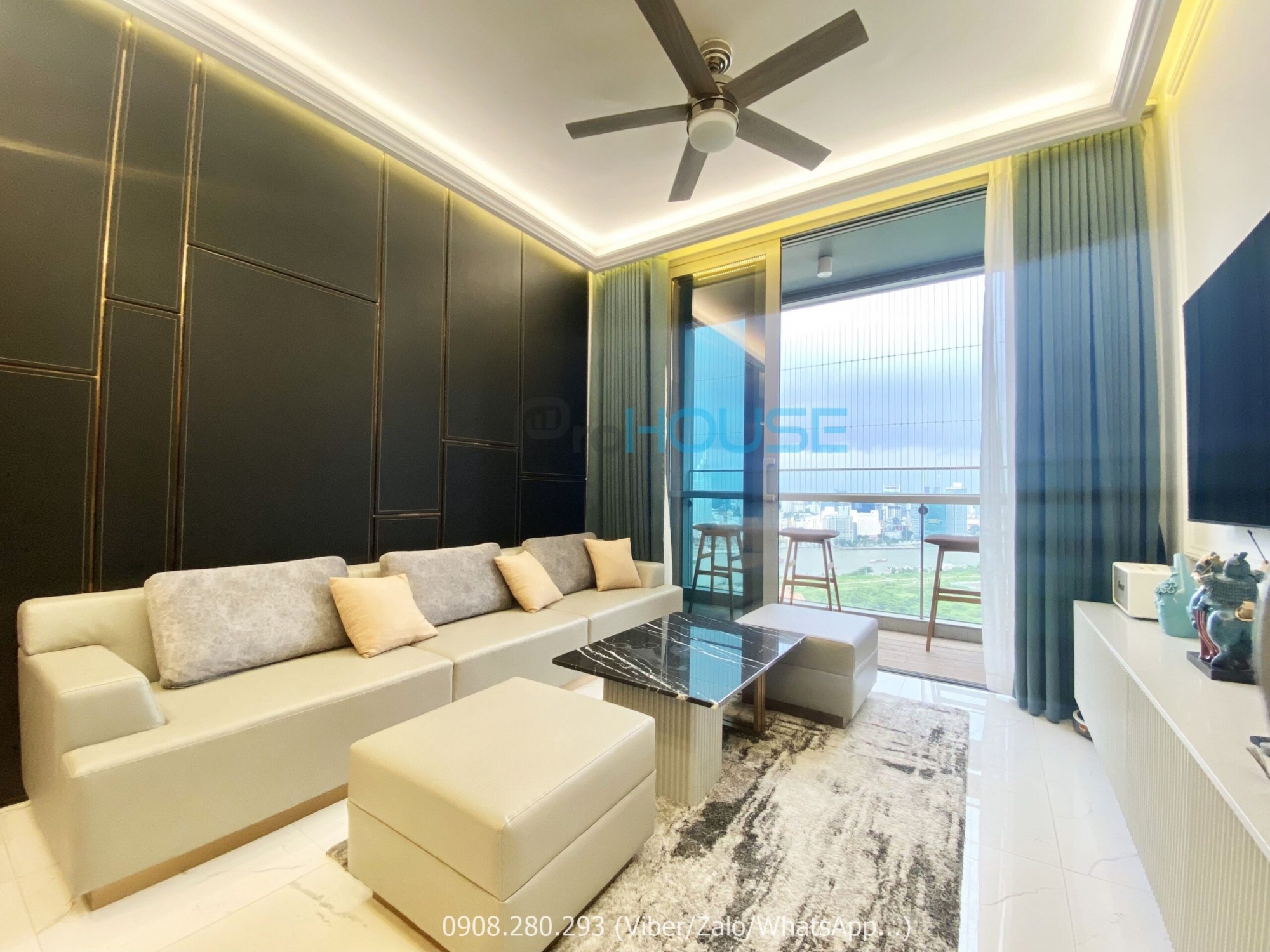 THE MOST BEAUTIFUL VIEW OF 2 BEDROOM APARTMENT IN EMPIRE CITY FOR RENT