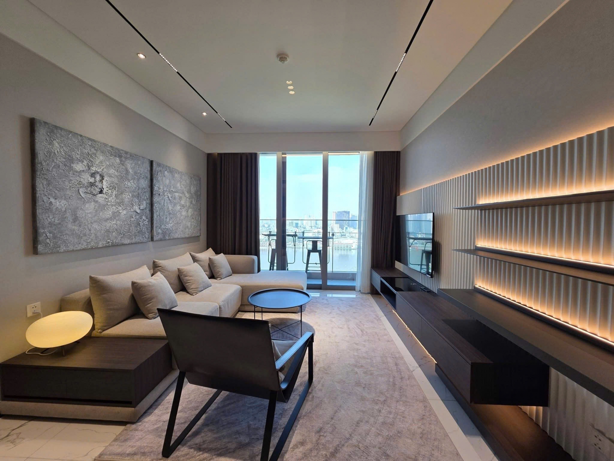 Apartment for rent at Empire City 2 bedrooms fully furnished river view