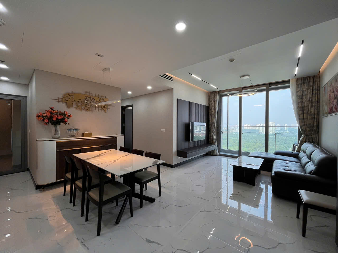 Empire City Linden high floor 2 bedroom apartment for rent 93 sqm fully furnished