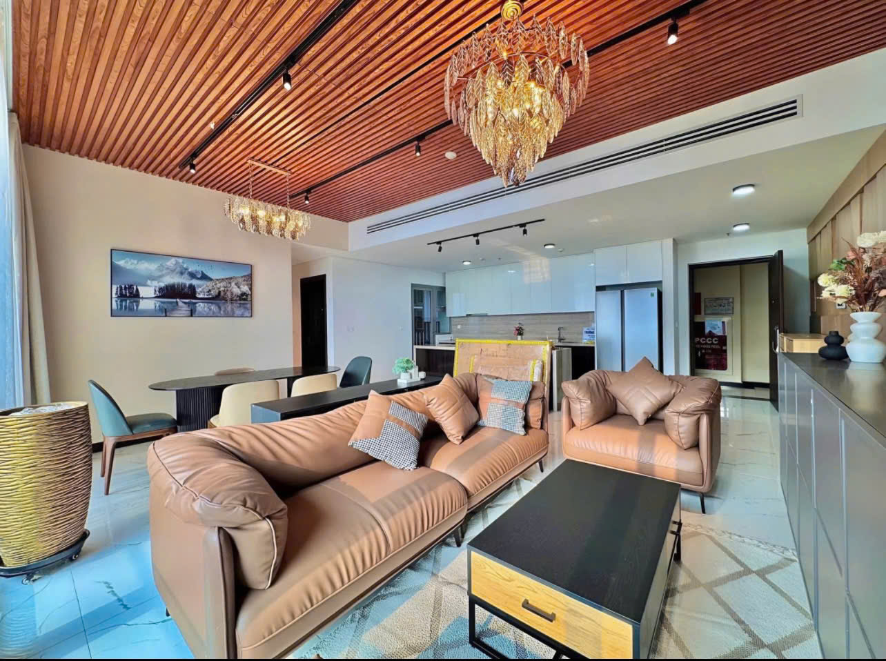 Apartment for rent at Empire City, 3 bedrooms, fully furnished, river view